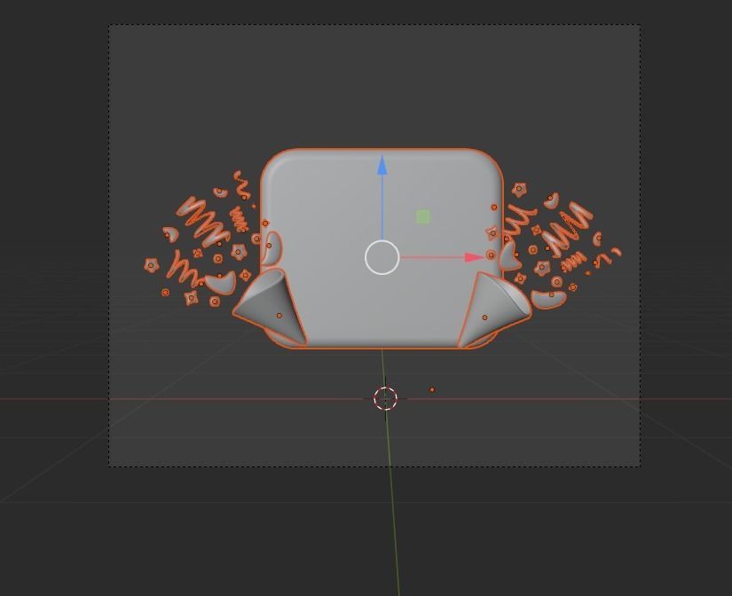 Confetti 3d Illustration  Icon Pack -2 3D model_10