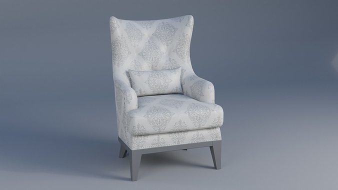arm chair Low-poly 3D model