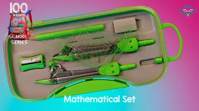 Mathematical Set - 100 Assets - School Series