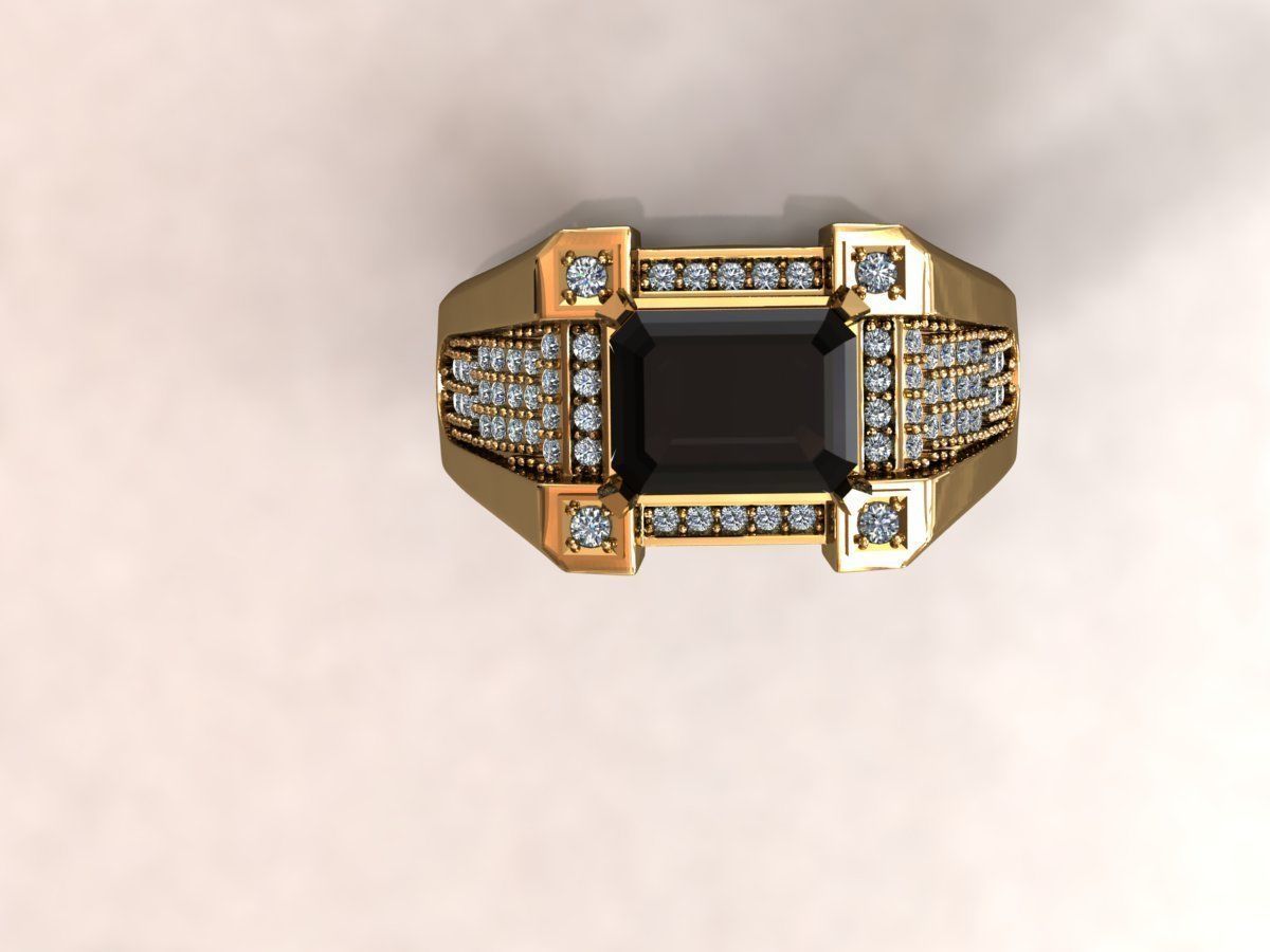 Ring men 11 3D print model_5