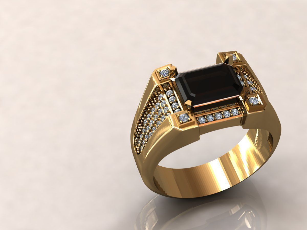 Ring men 11 3D print model_1