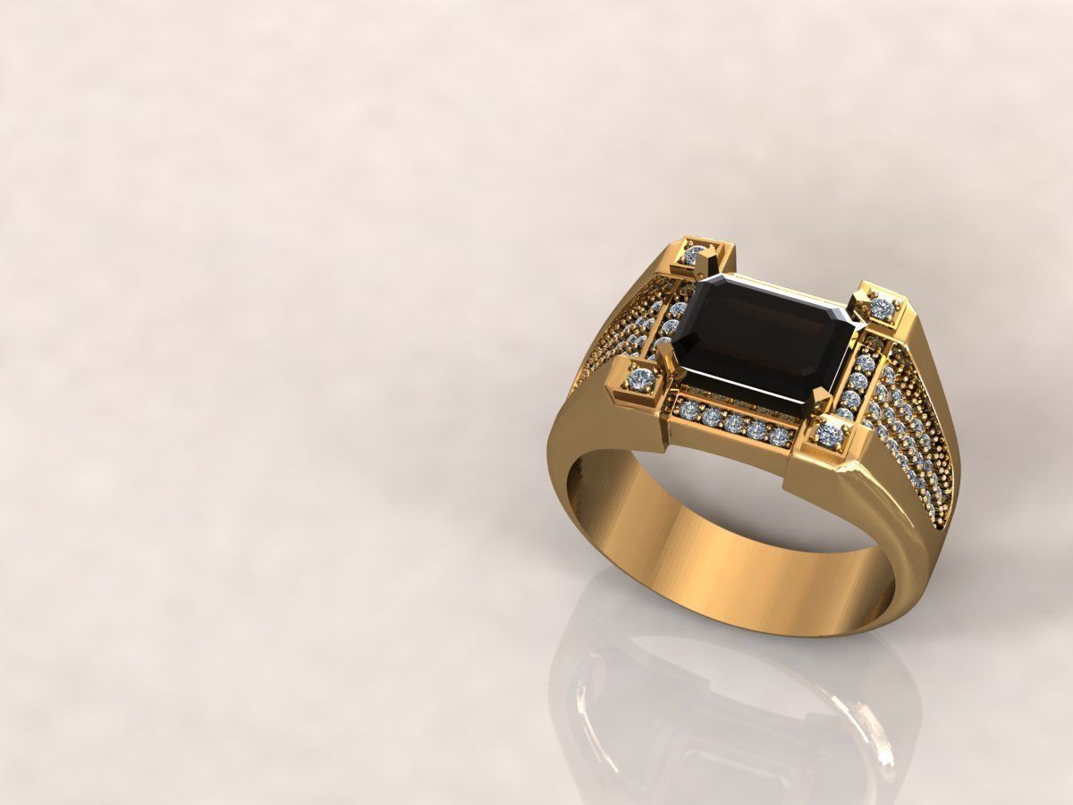 Ring men 11 3D print model_2