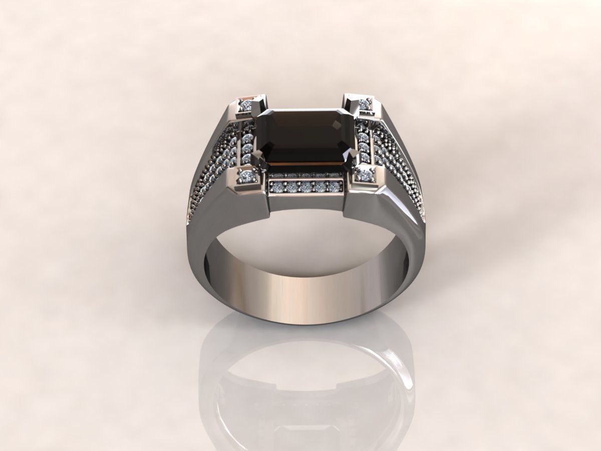 Ring men 11 3D print model_3