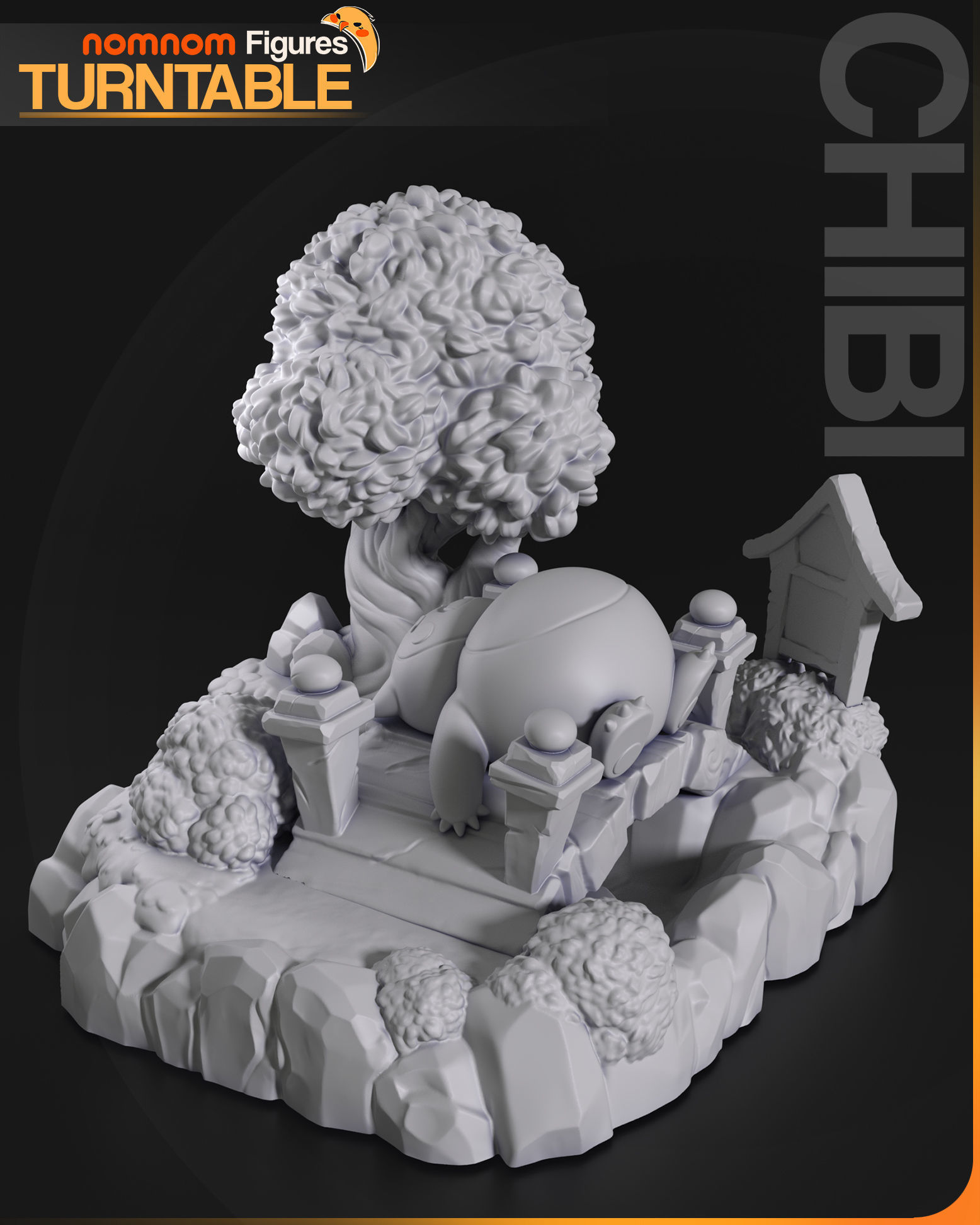 Chibi Snorlax - Pokemon 3D print model_3