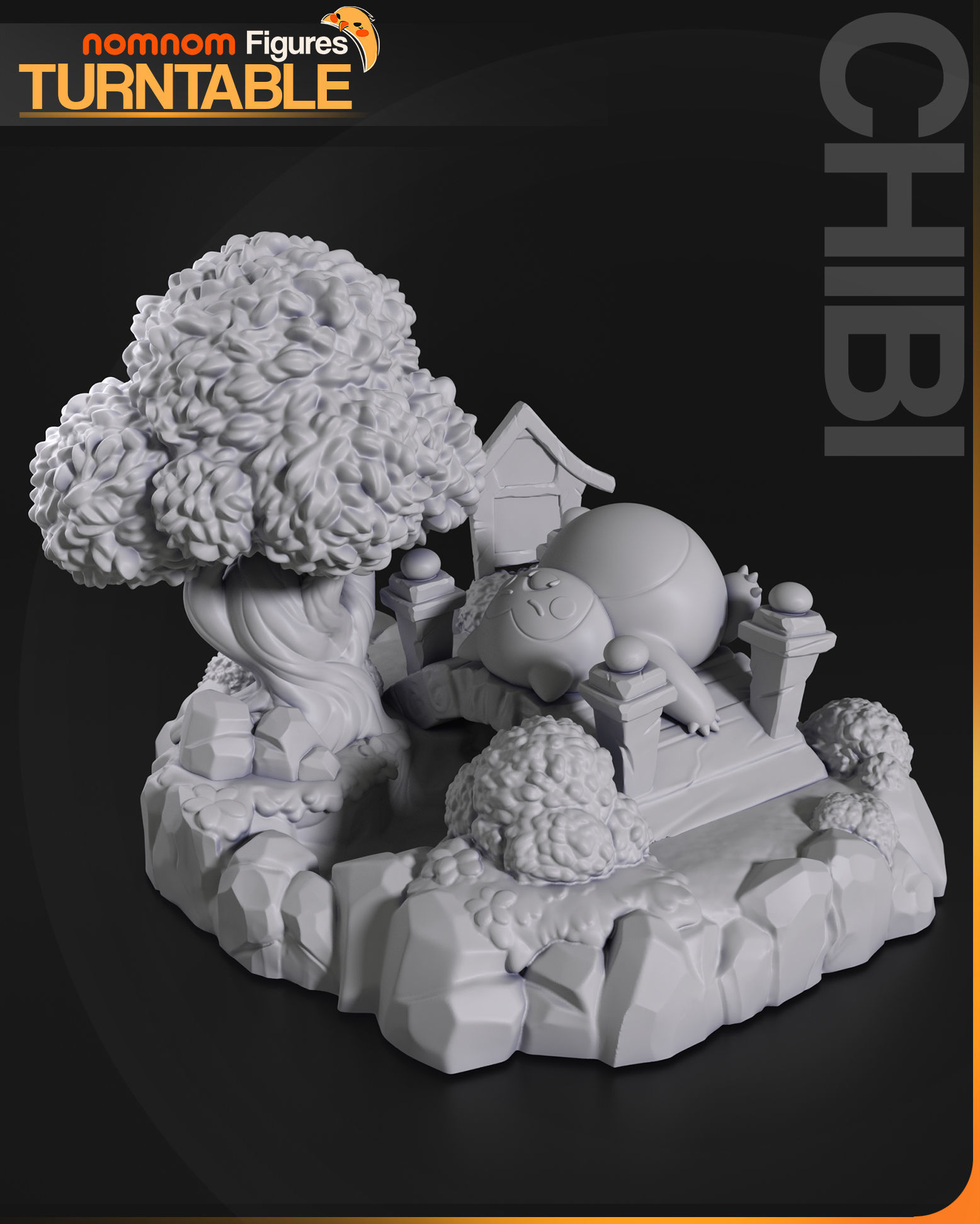 Chibi Snorlax - Pokemon 3D print model_2