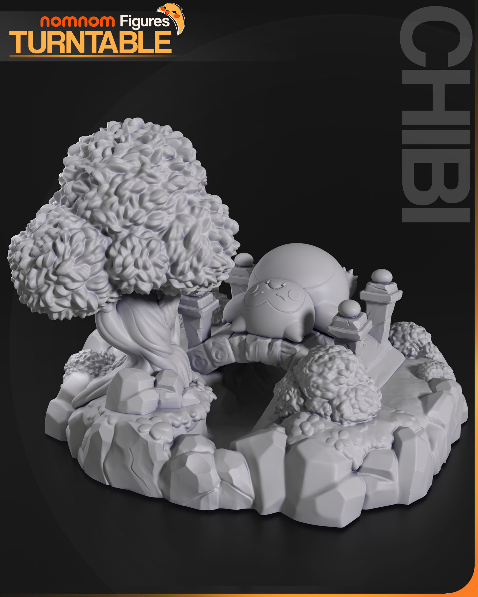 Chibi Snorlax - Pokemon 3D print model_4