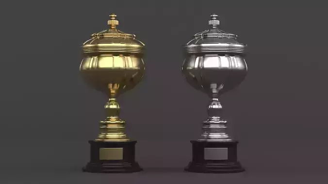 Cups Trophy 3D model