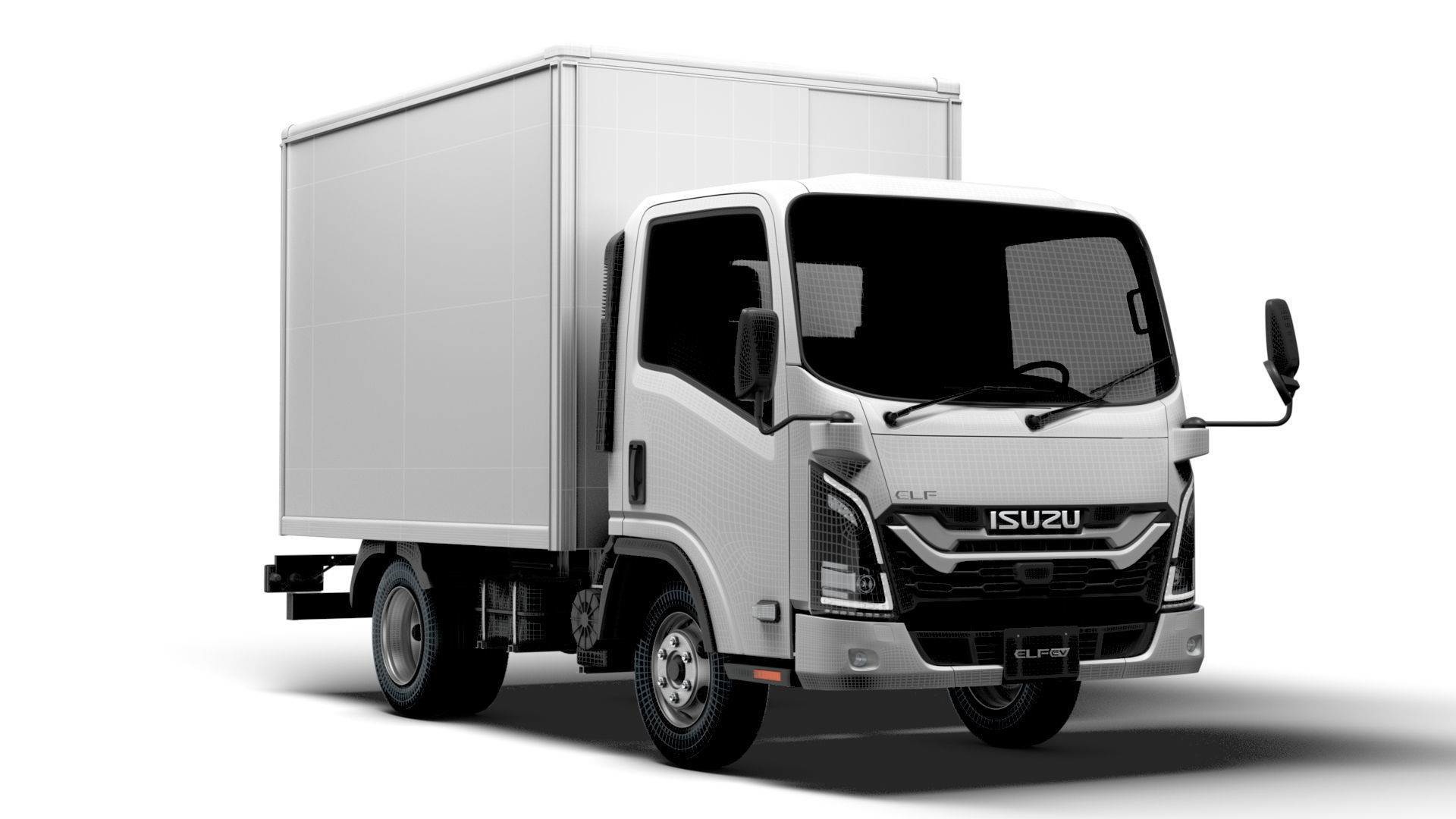 Isuzu Elf Box 2024 3D model_14
