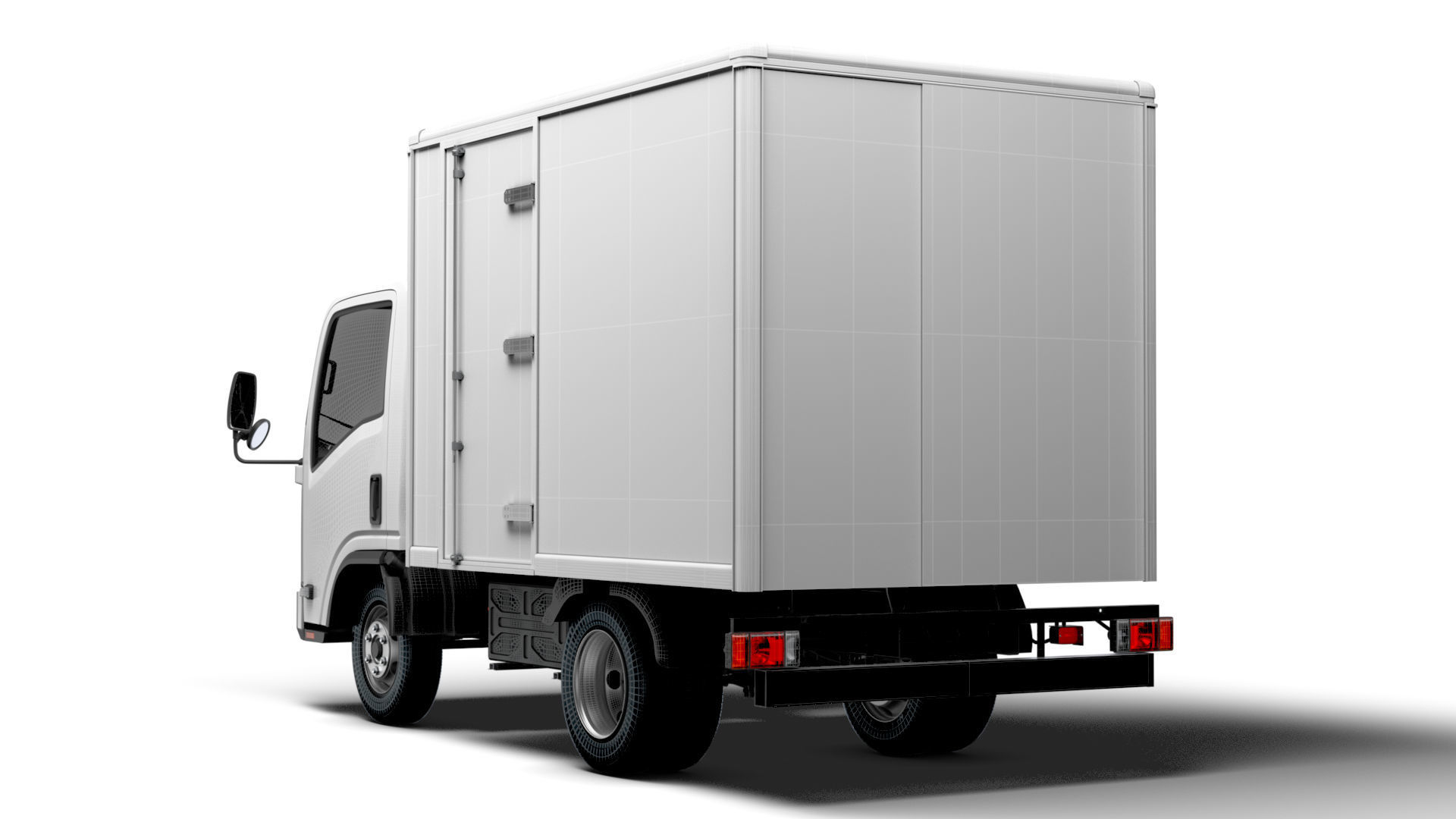 Isuzu Elf Box 2024 3D model_16
