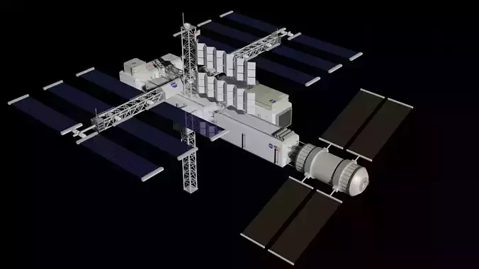 Space Station 3D model