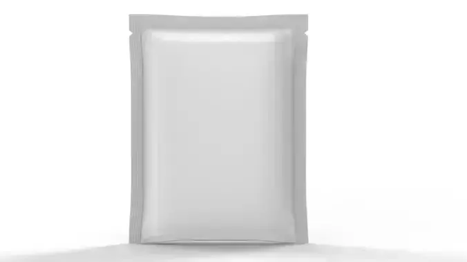 Sachet 130x180mm - 3 Seals packaging mockup