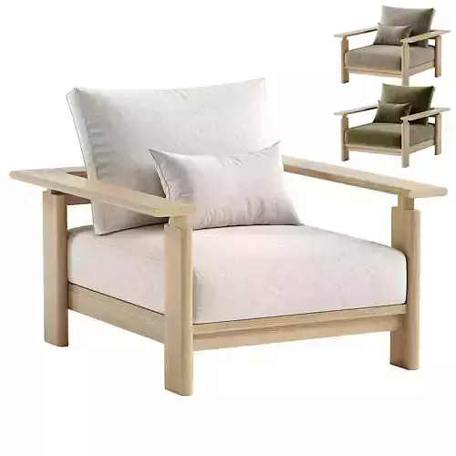 Samsa Lounge Chair 3D model