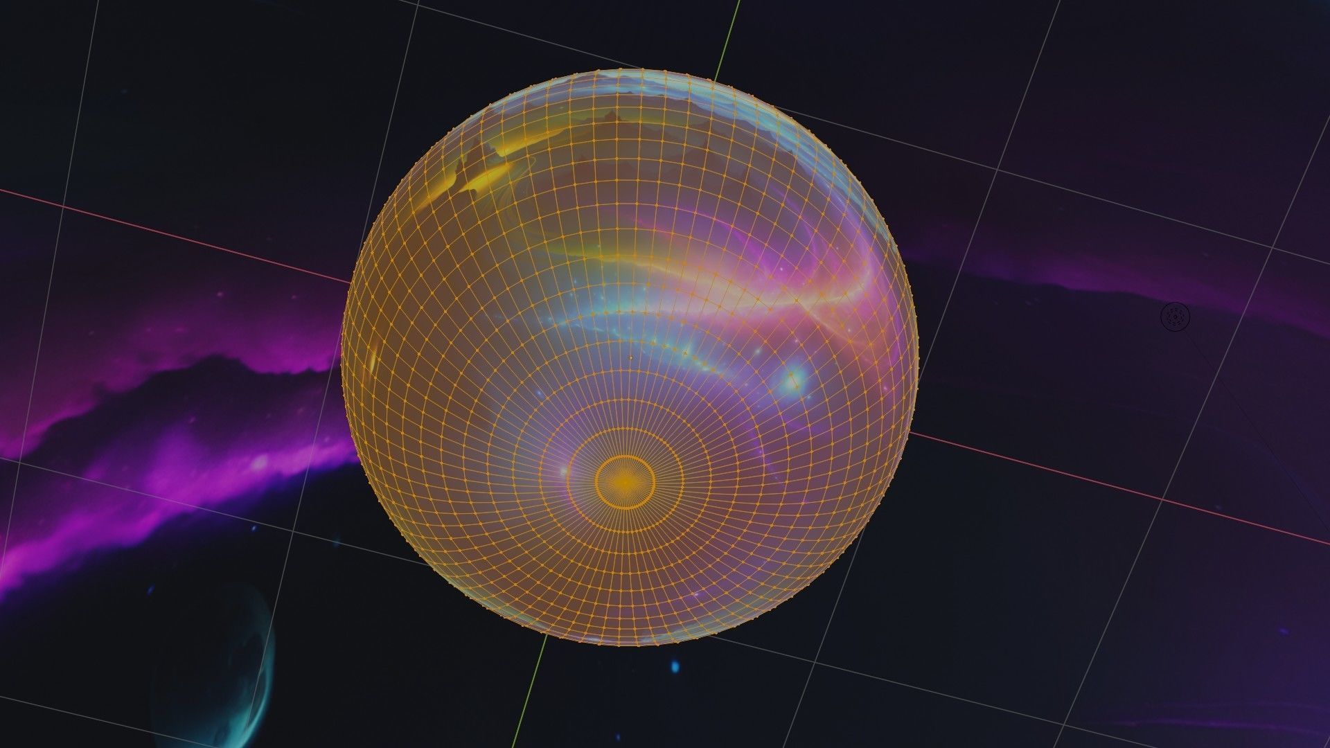 Panoramic Sky SET - Celestial Odyssey 01 - 3D mesh and Sphere Low-poly 3D model_11