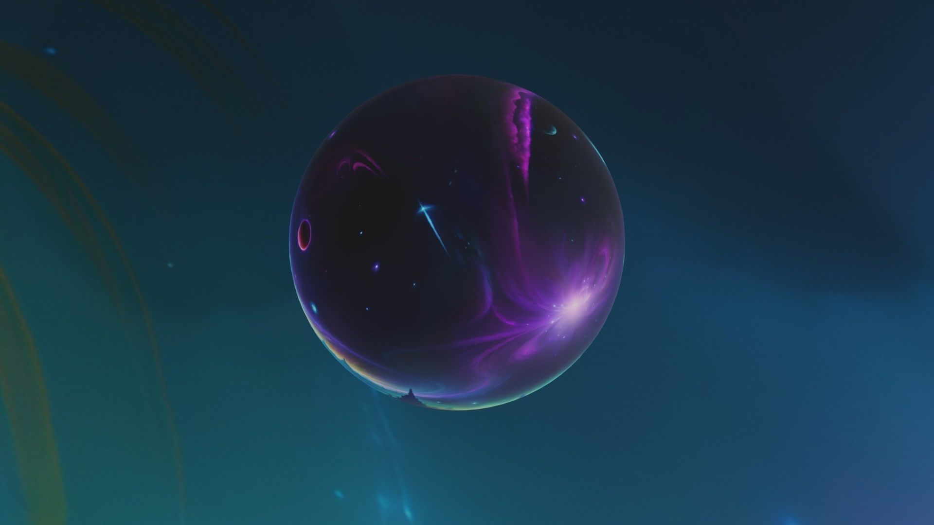 Panoramic Sky SET - Celestial Odyssey 01 - 3D mesh and Sphere Low-poly 3D model_6