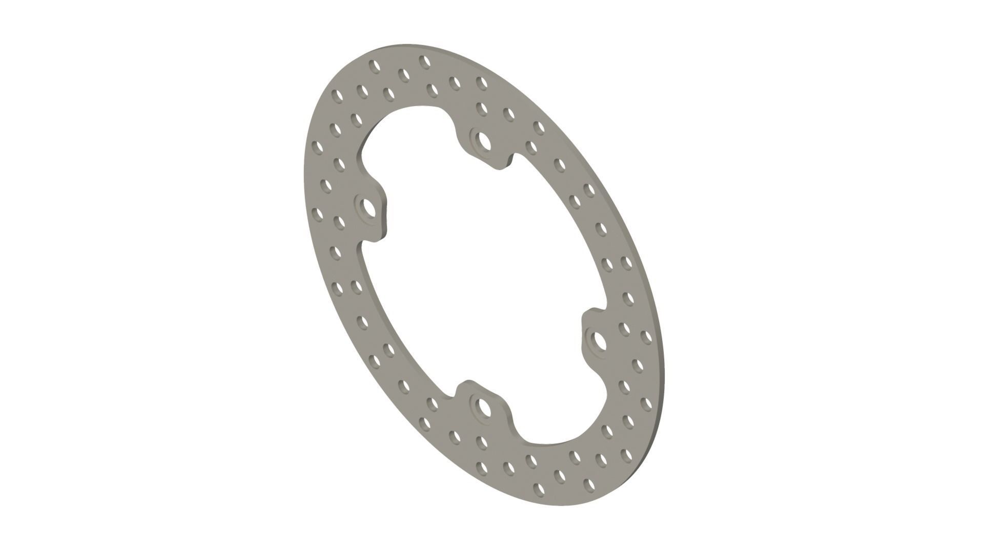 Brake disc TRW MST201 3D model_2