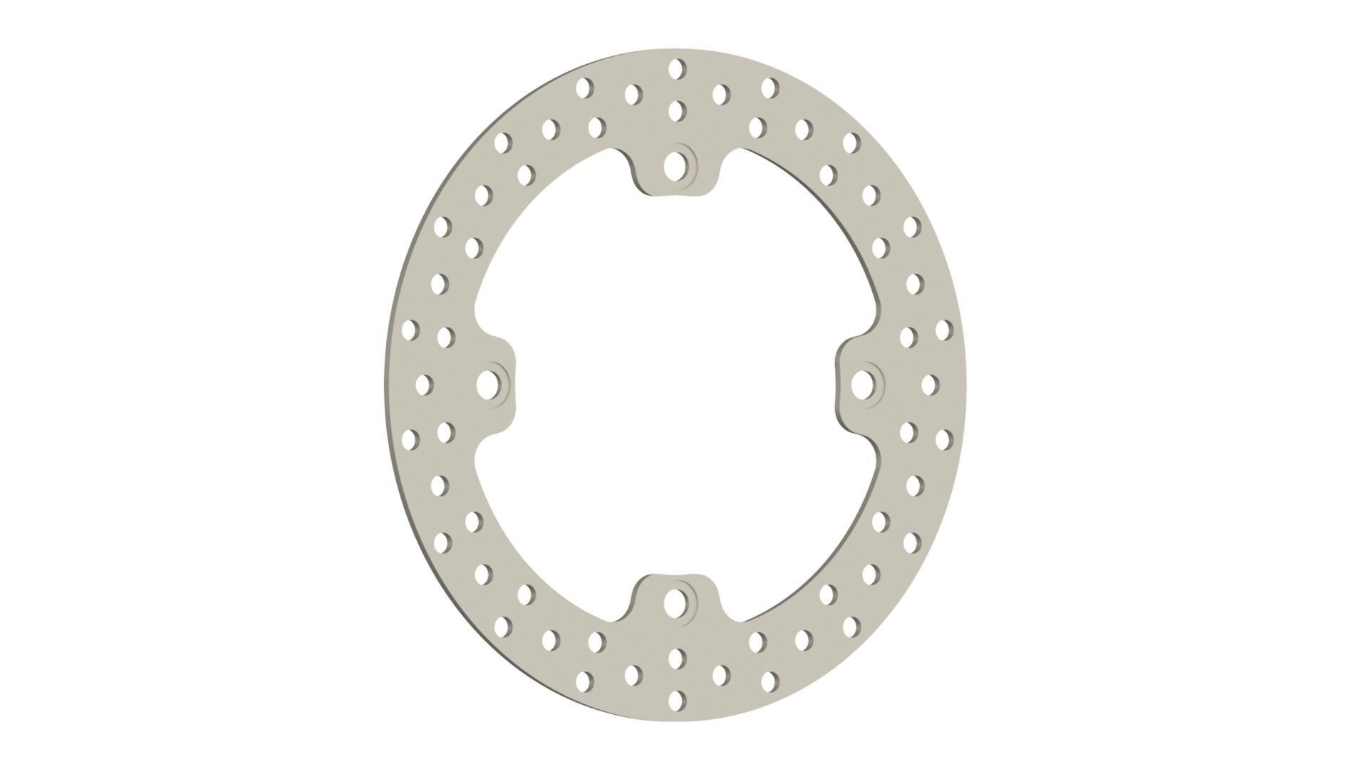 Brake disc TRW MST201 3D model_1