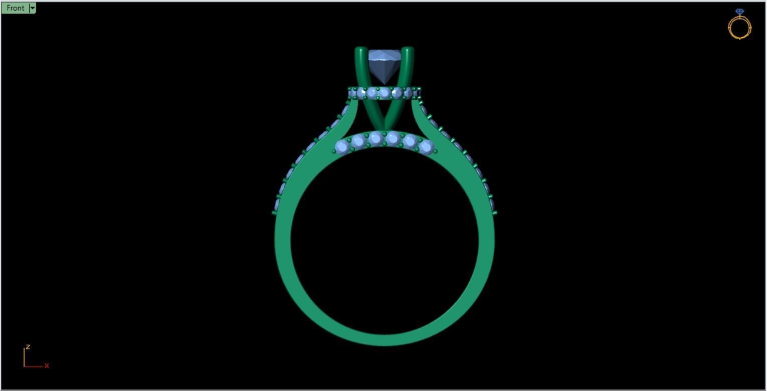Female Ring 3 Free 3D print model_1