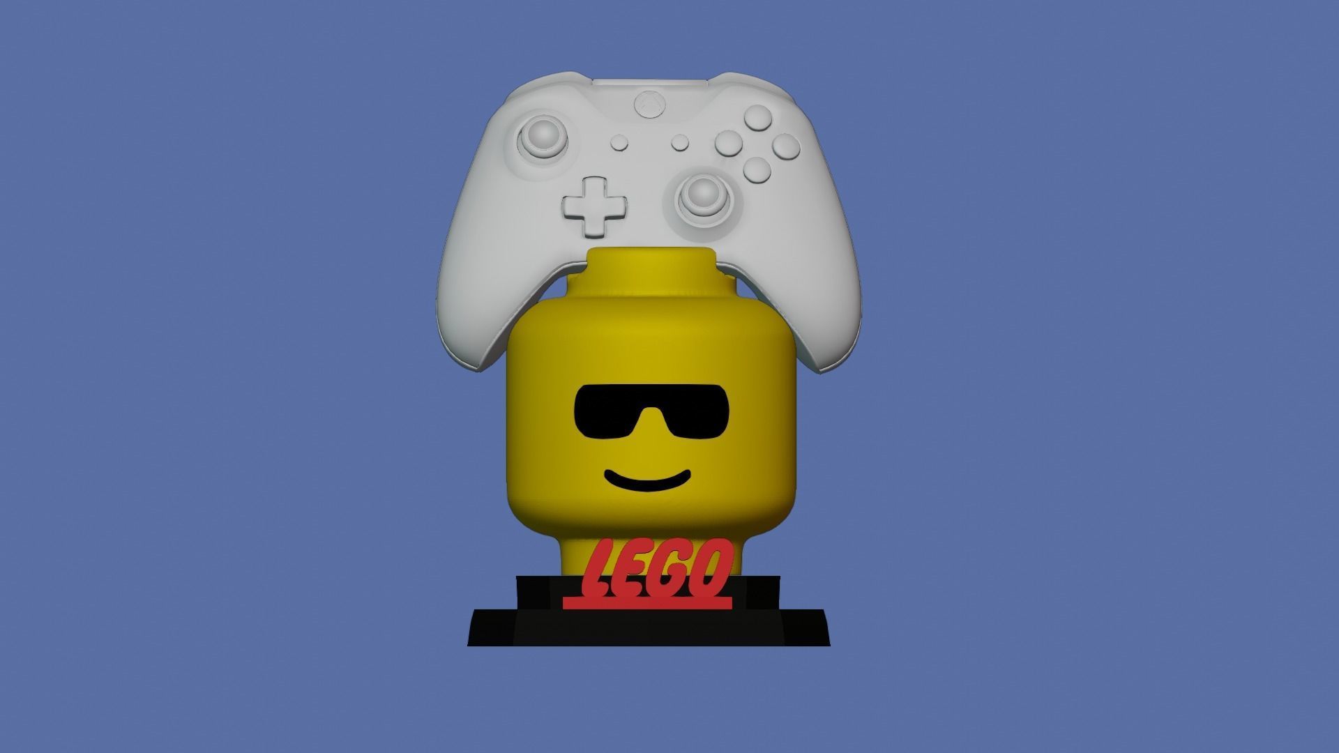 GIANT LEGO JOYSTICK HOLDER Free 3D print model_6