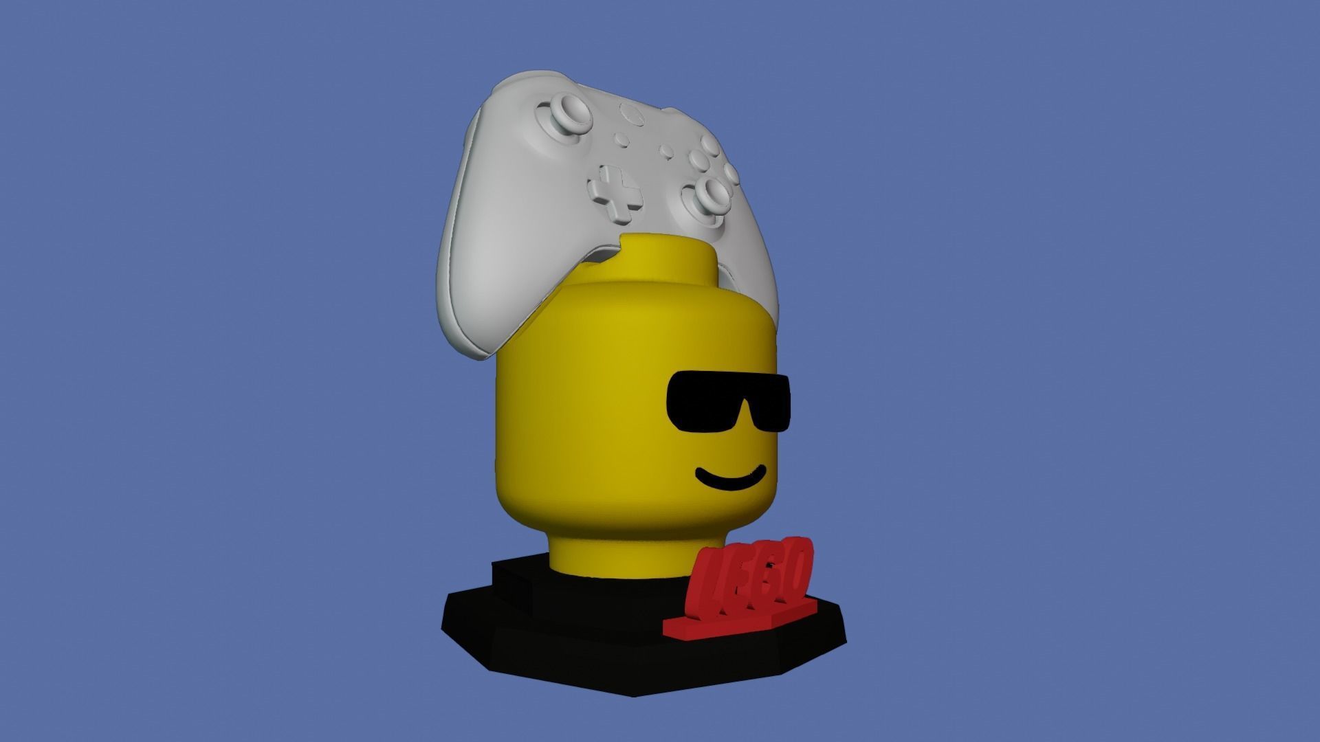 GIANT LEGO JOYSTICK HOLDER Free 3D print model_7