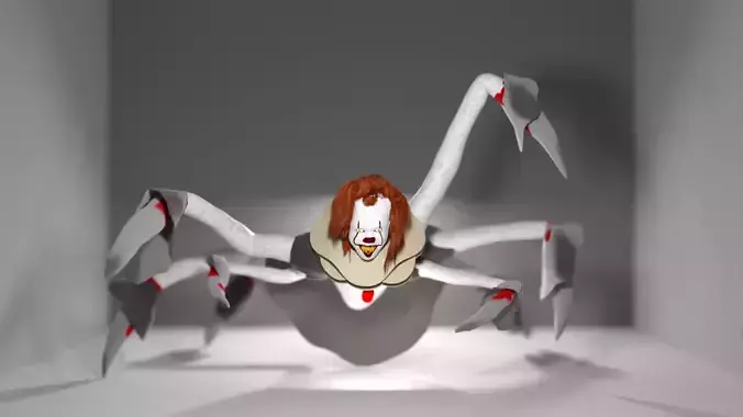 Pennywise Clown monster Free 3D model