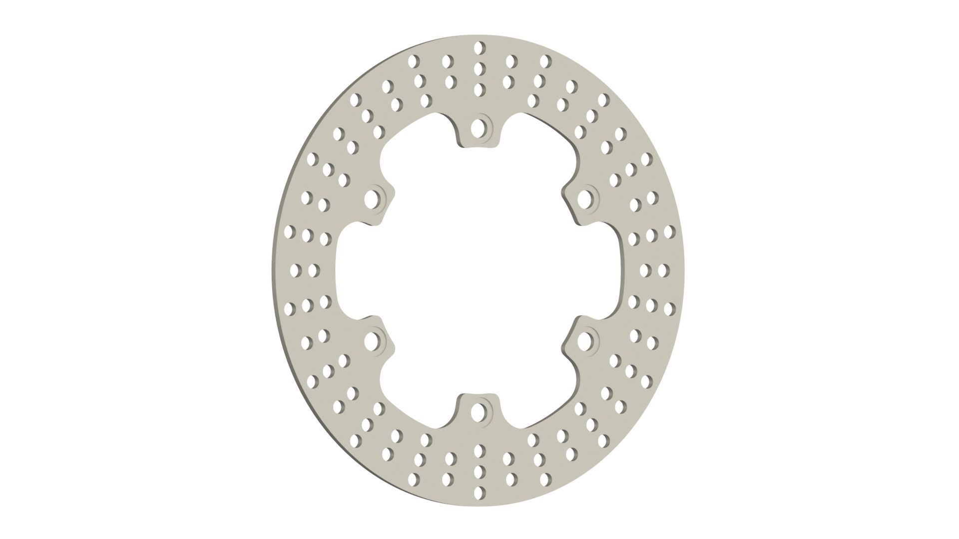 Brake disc TRW MST202 3D model_1