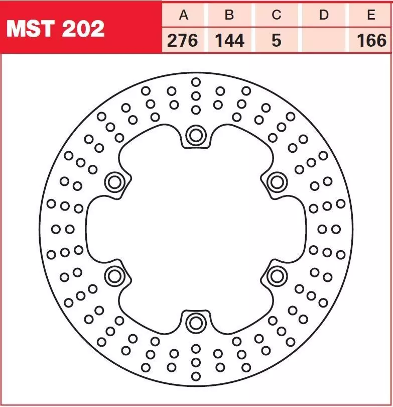 Brake disc TRW MST202 3D model_0