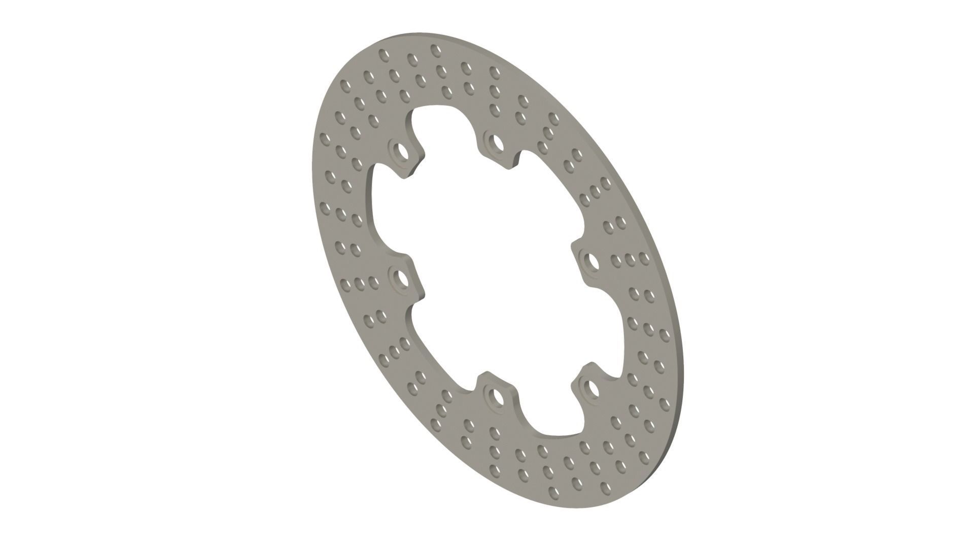 Brake disc TRW MST202 3D model_2