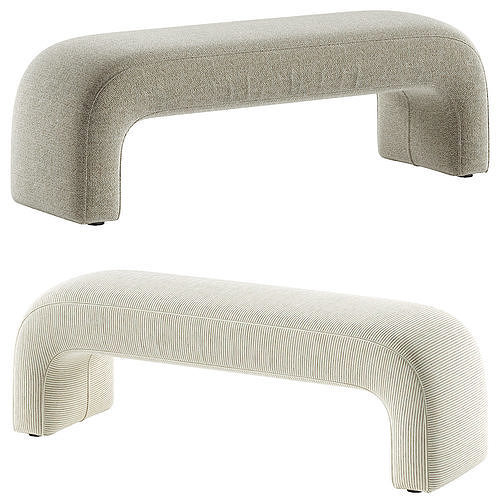 Bernard Bench 3D model