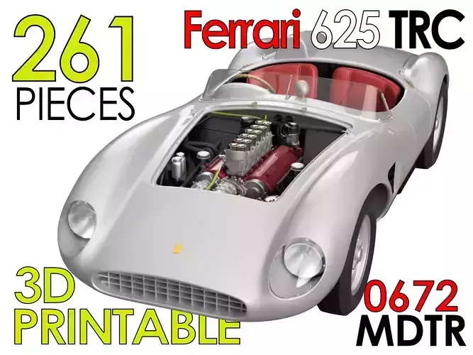 Ferrari 625 TRC Spider - Car Kit - 0672 MDTR 3D print model