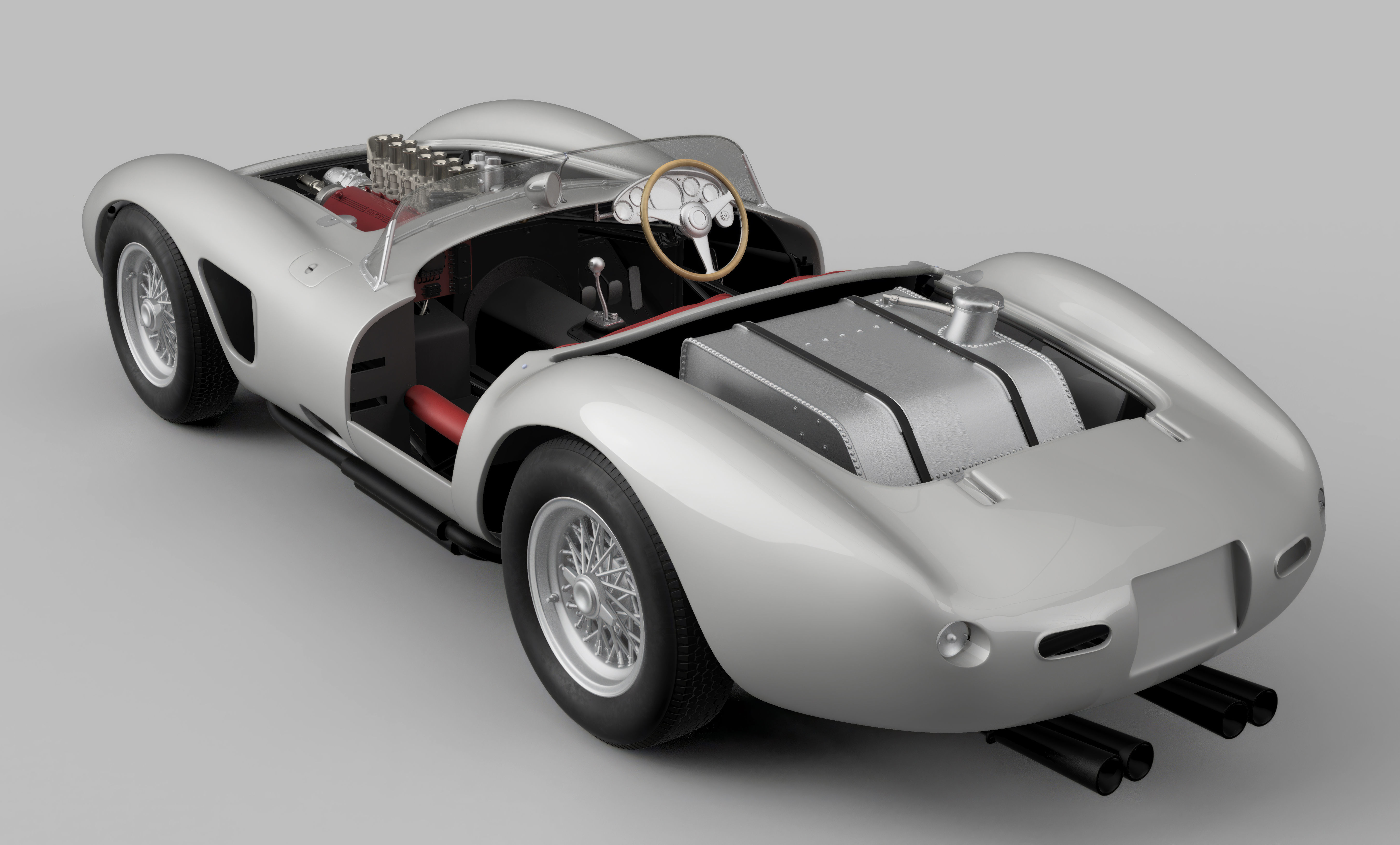 Ferrari 625 TRC Spider - Car Kit - 0672 MDTR 3D print model_13