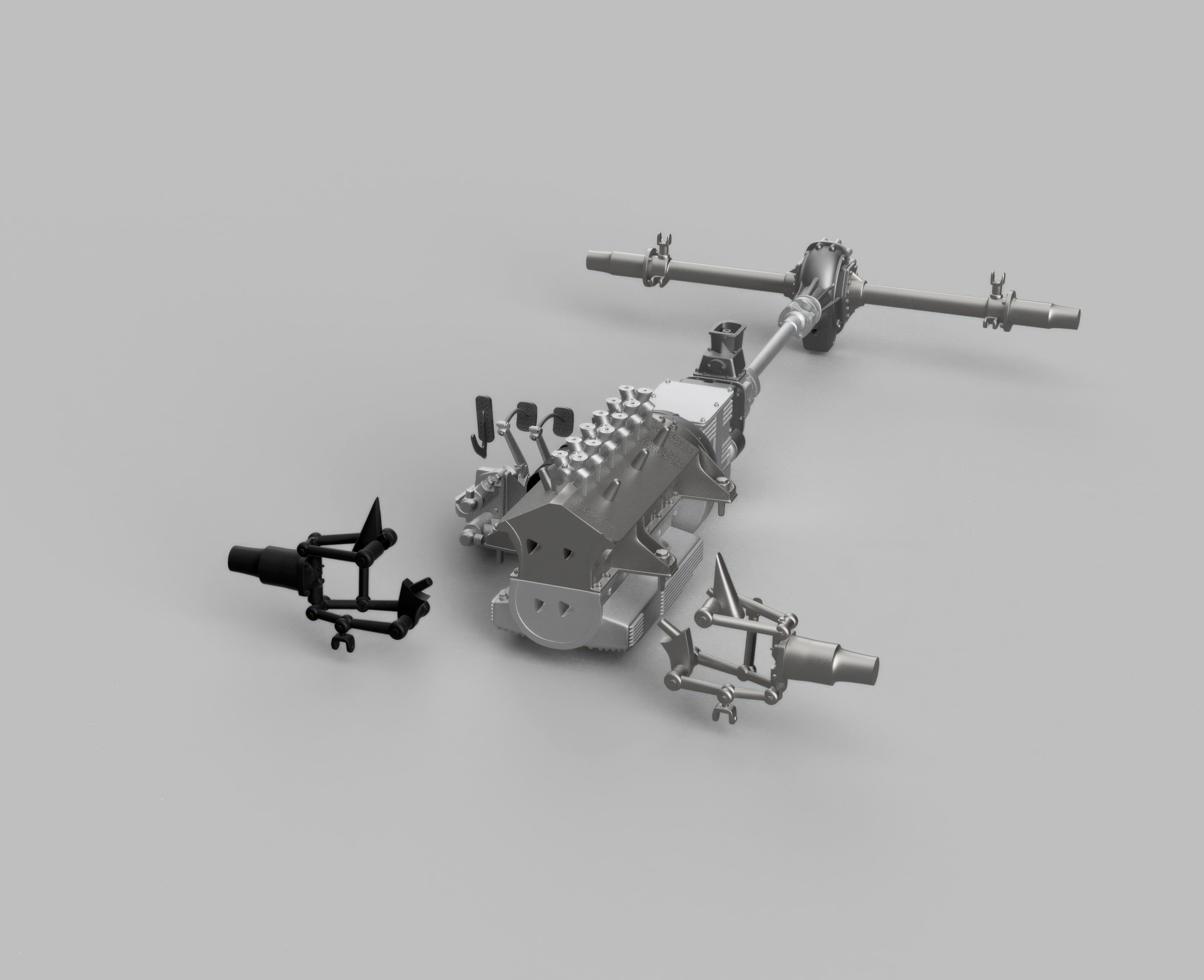 Ferrari 625 TRC Spider - Car Kit - 0672 MDTR 3D print model_9