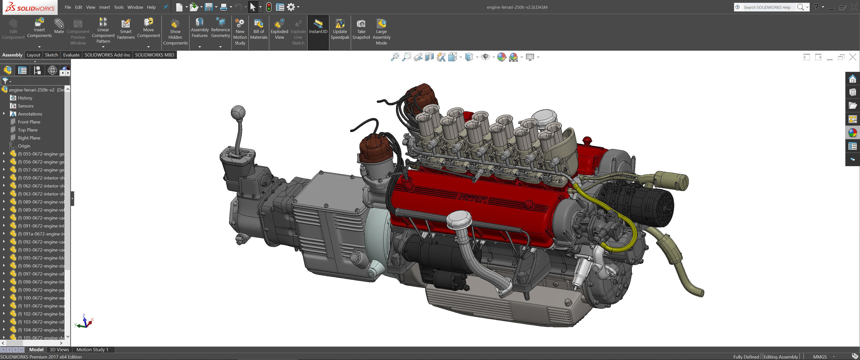 Ferrari 625 TRC Spider - Car Kit - 0672 MDTR 3D print model_36