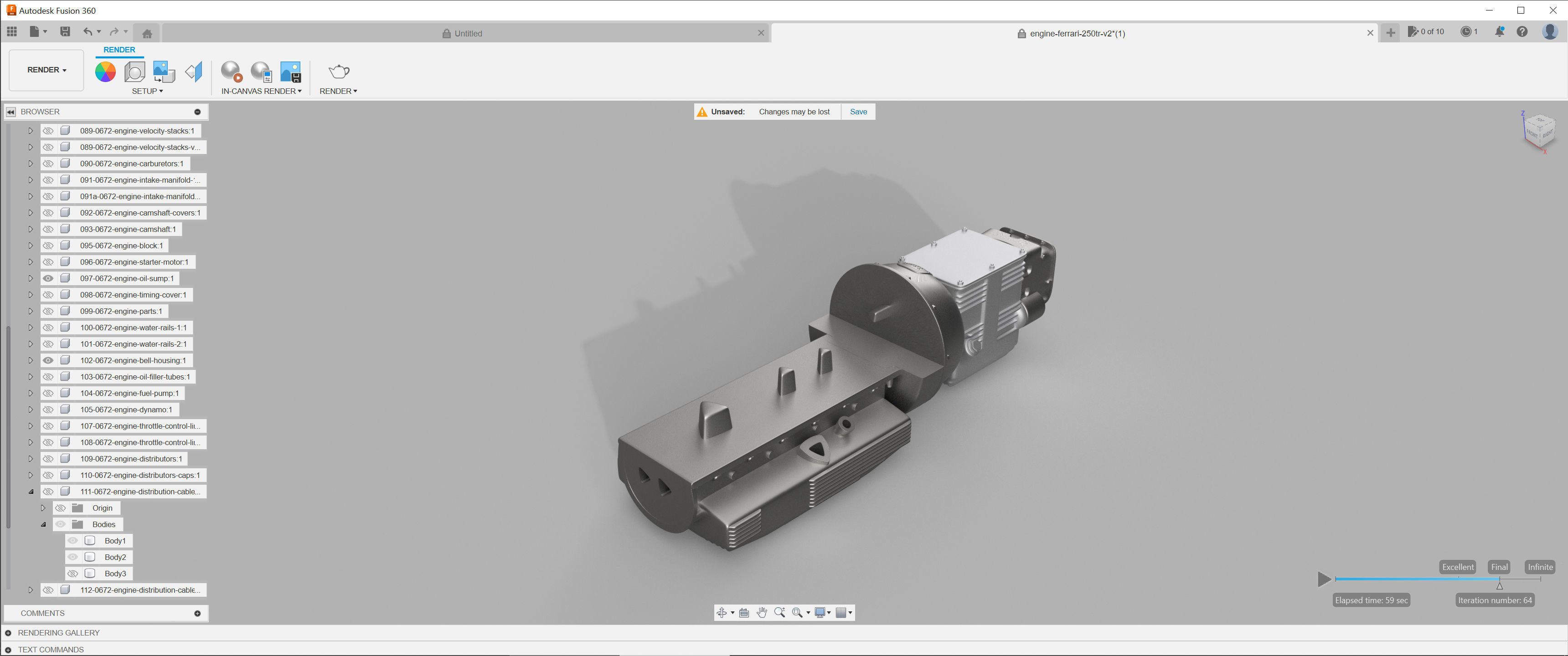 Ferrari 625 TRC Spider - Car Kit - 0672 MDTR 3D print model_31