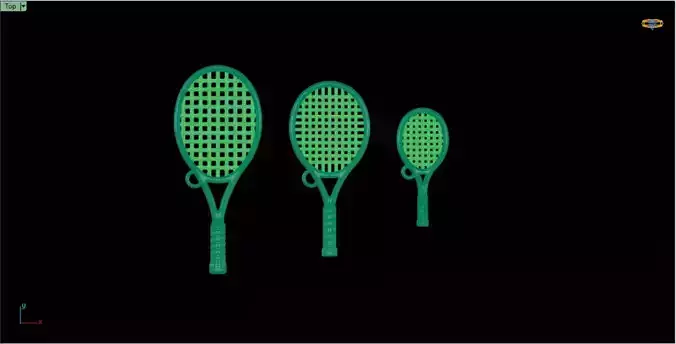 Tennis Bracket Pendant