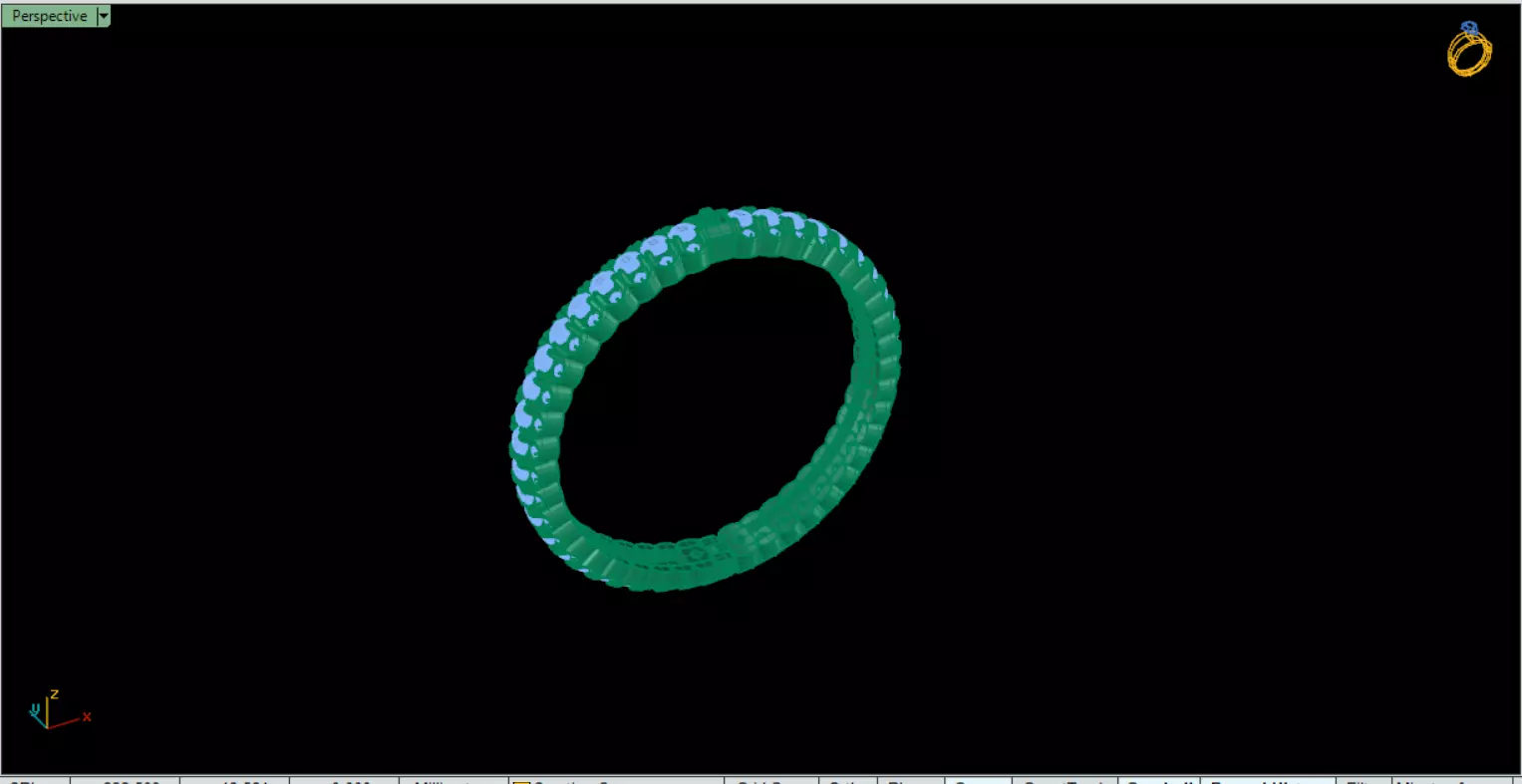 Tennis Bracelet Free 3D print model