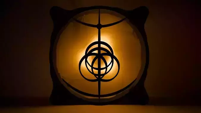 Elden Ring logo PC fan grill cover 