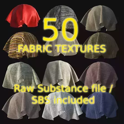 50 fabric procedural textures