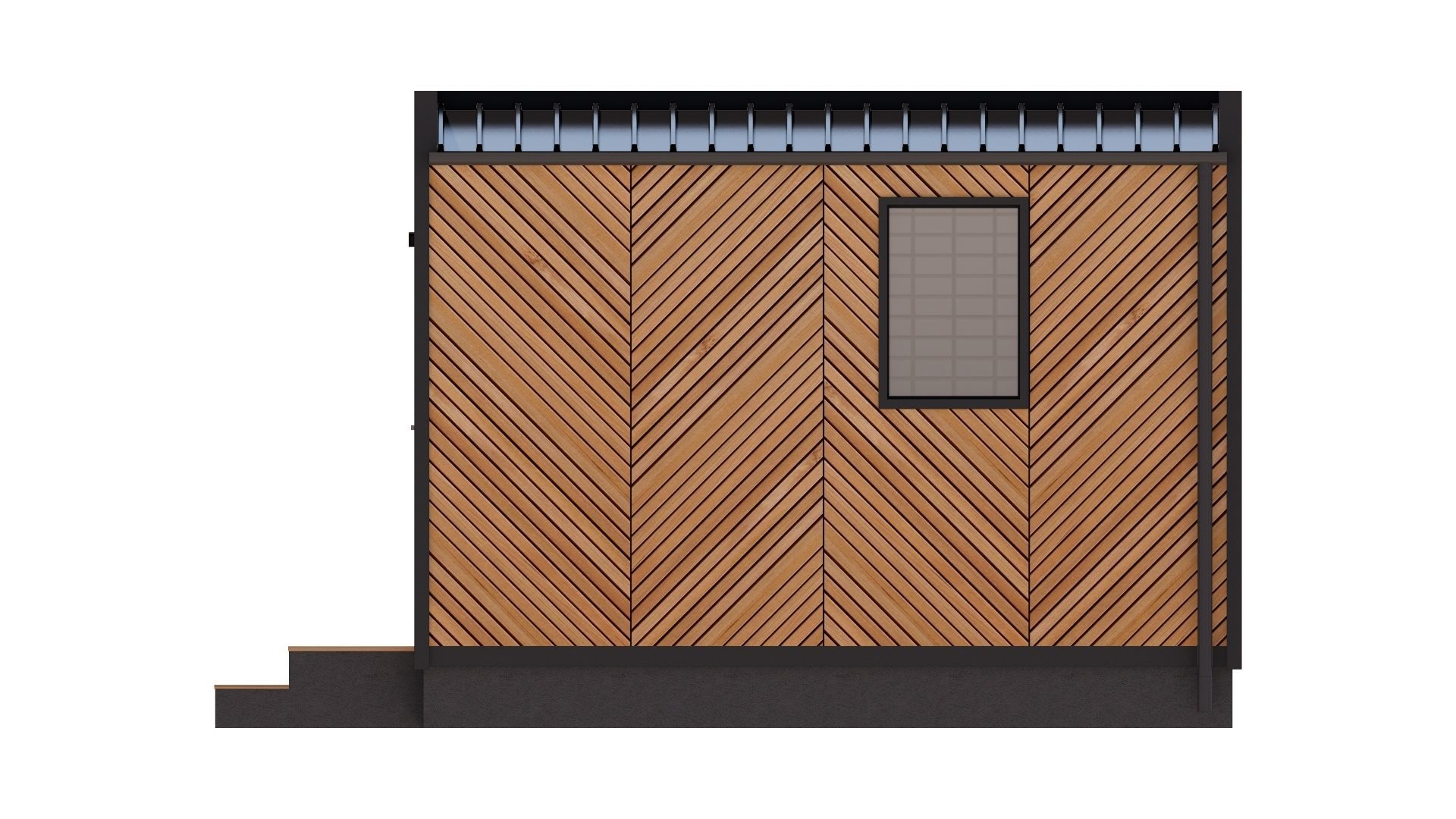 Tiny house Zaria 20m2 basic plans  3D model_12