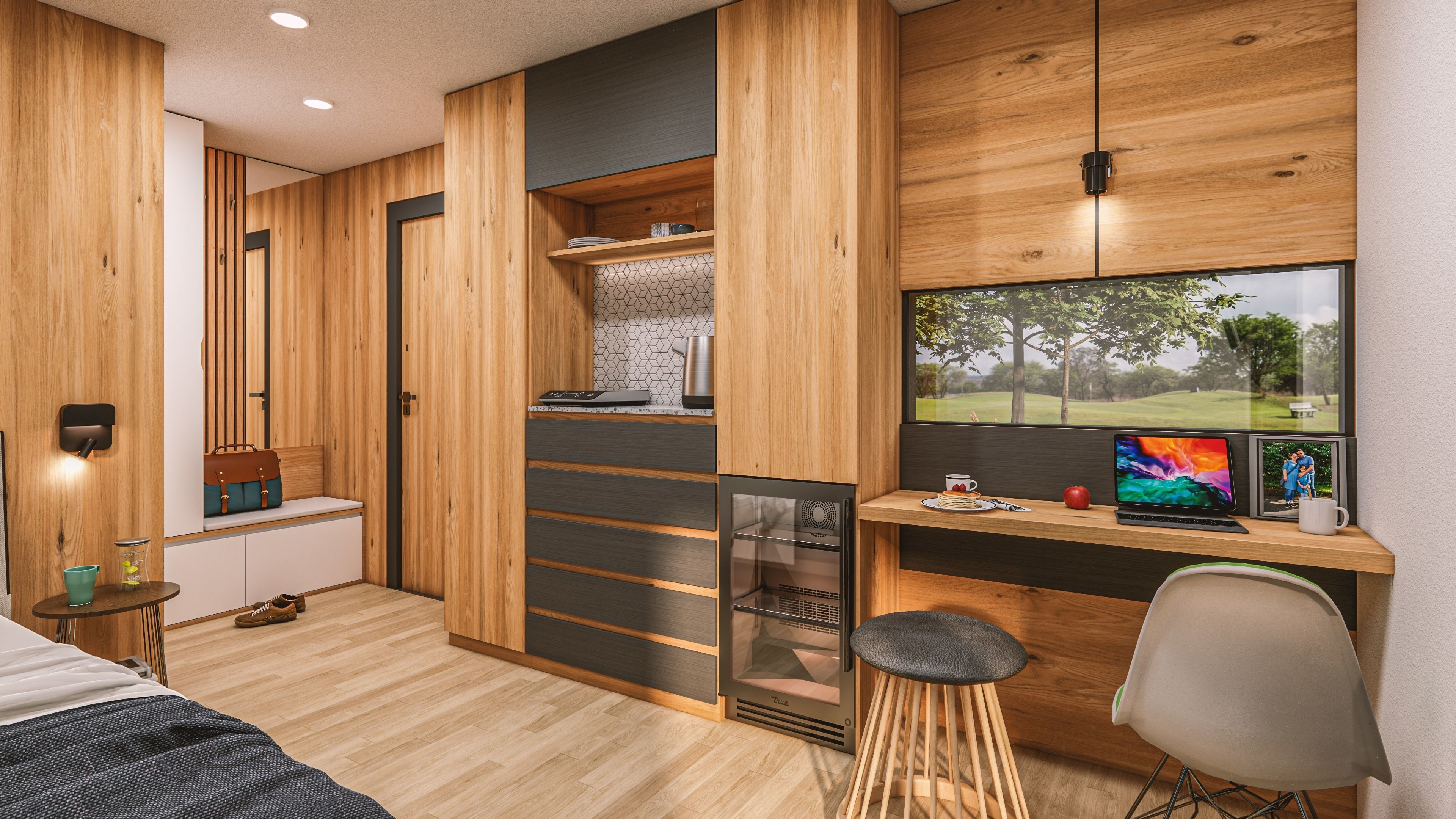 Tiny house Zaria 20m2 basic plans  3D model_30