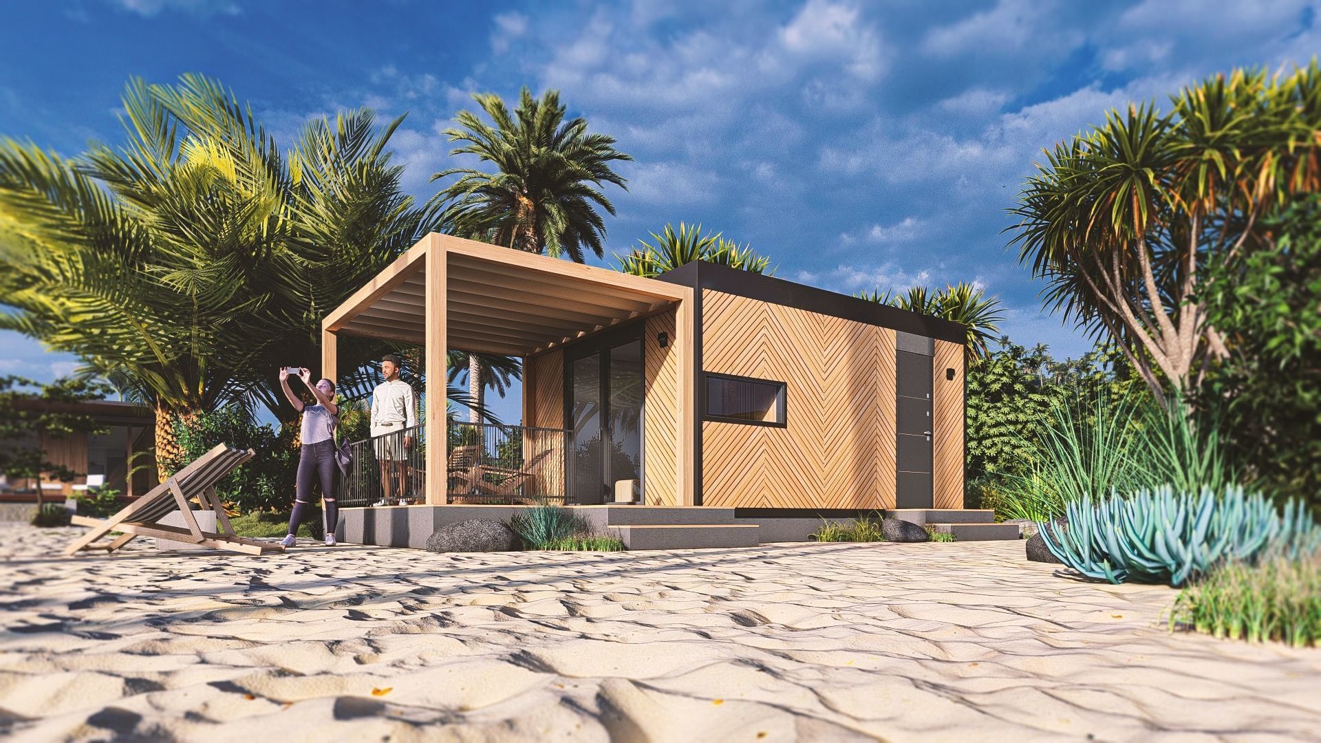 Tiny house Zaria 20m2 basic plans  3D model_28