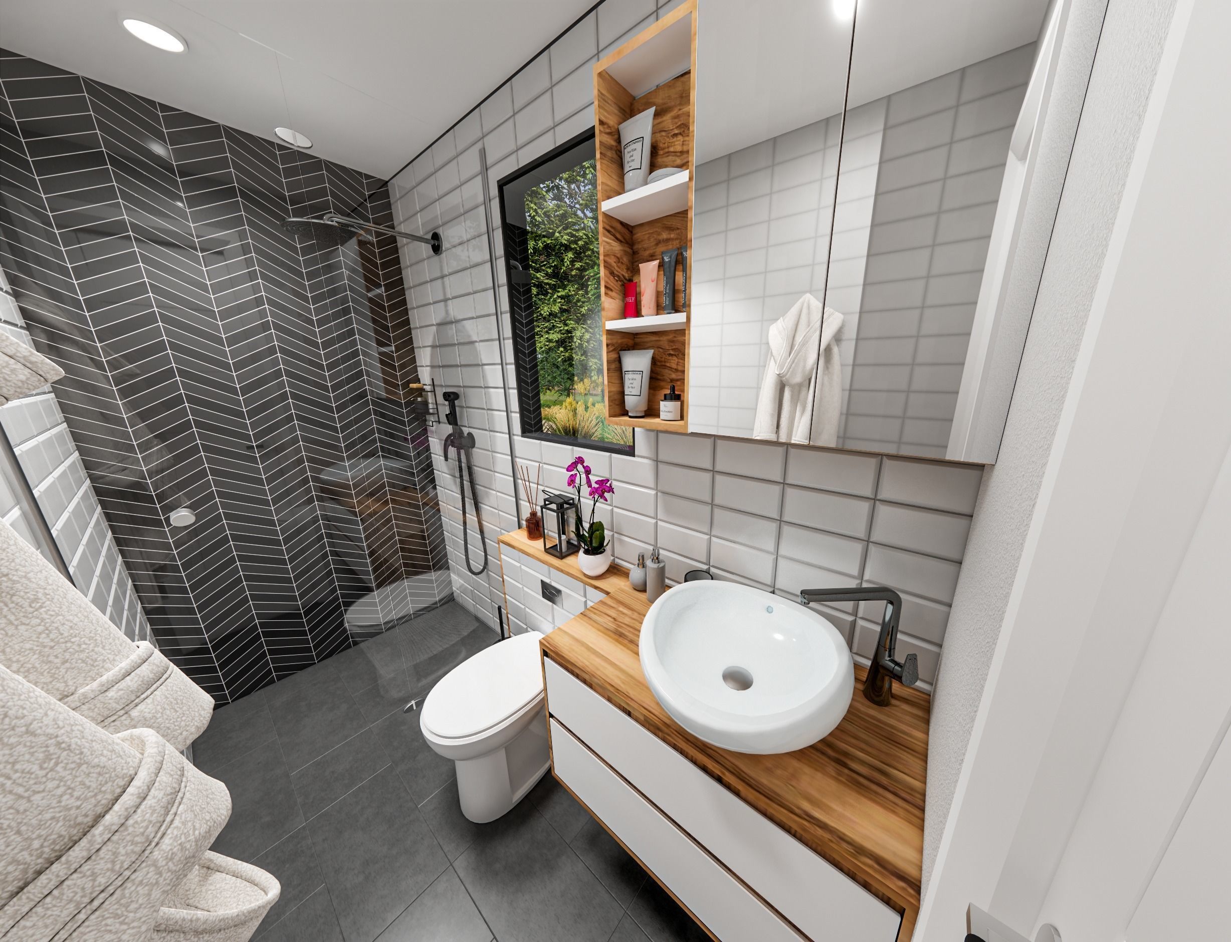 Tiny house Zaria 20m2 basic plans  3D model_5