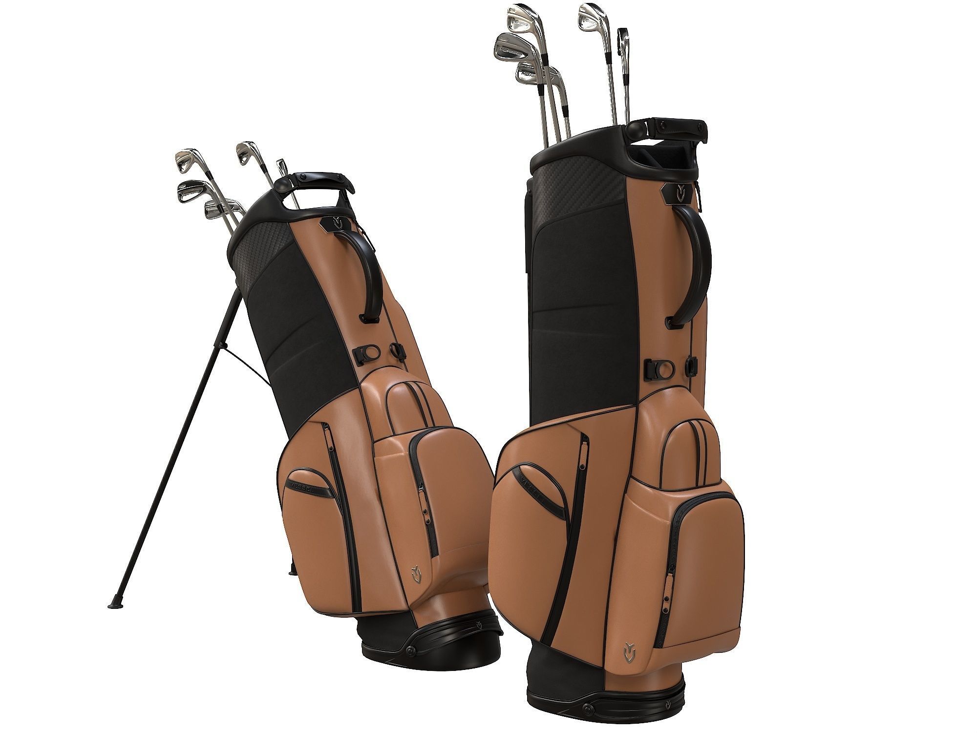Golf Bag Vessel Player IV Pro 3D Model Collection_16