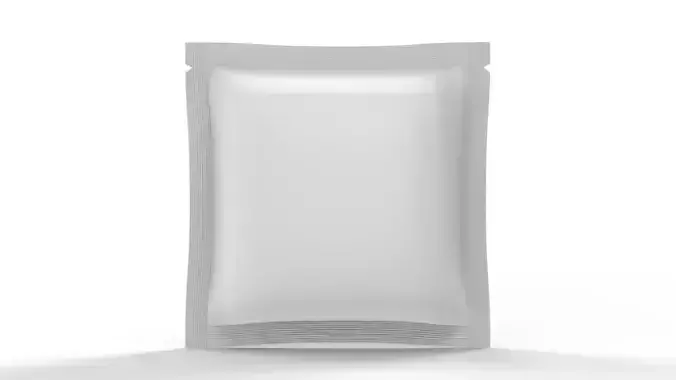 Sachet 120x120mm - 4 Seals packaging mockup