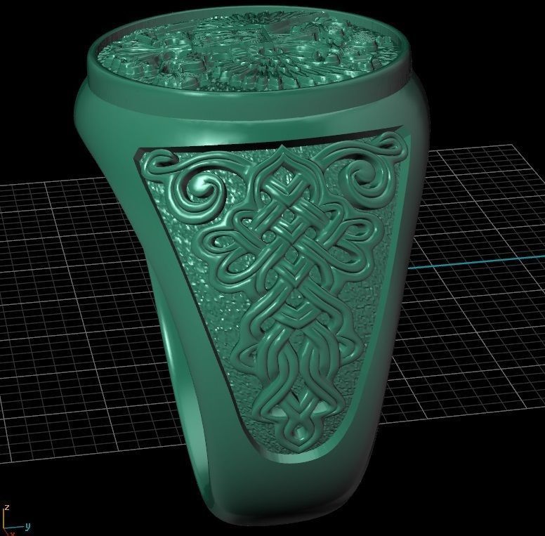 Ring men 14 3D print model_7