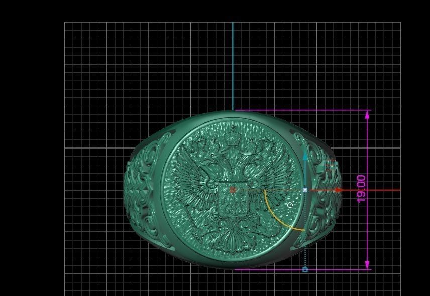 Ring men 14 3D print model_10