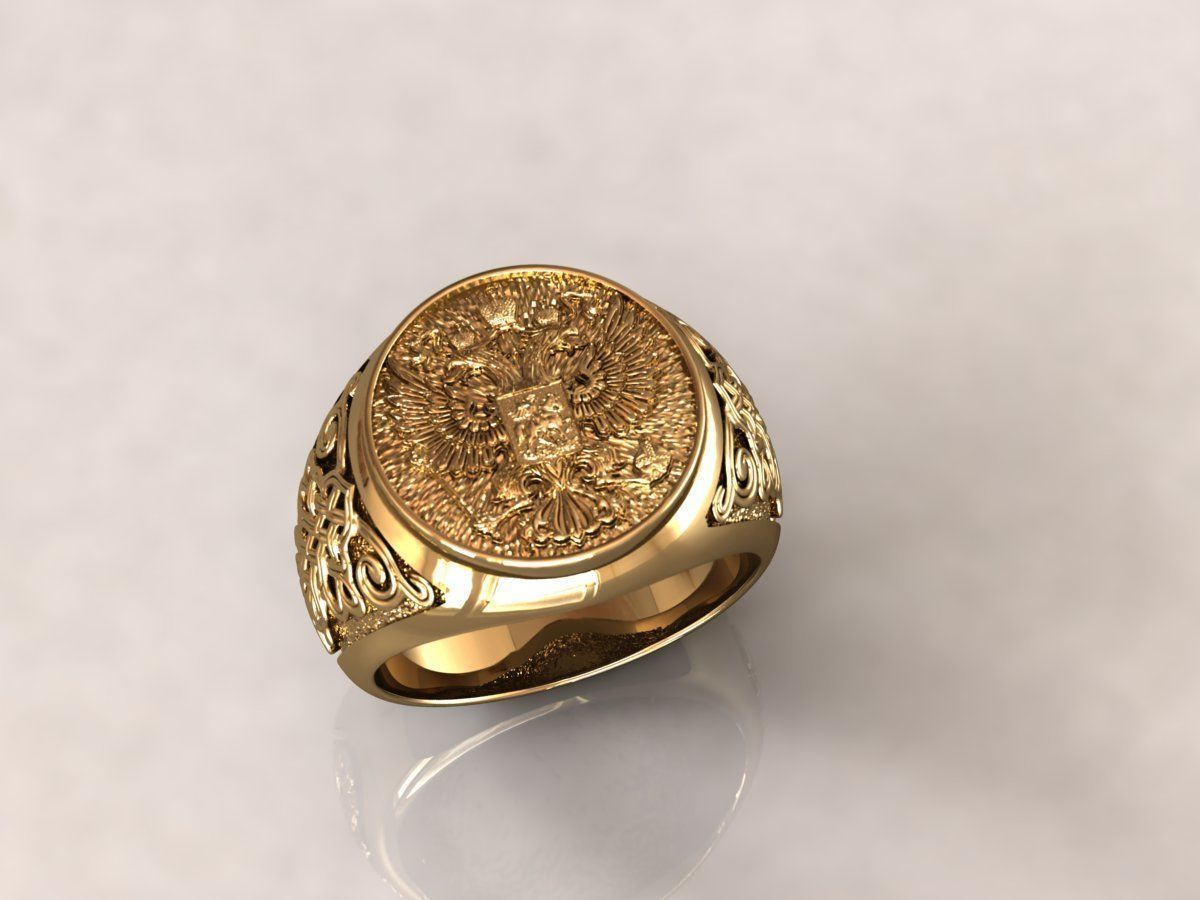 Ring men 14 3D print model_3