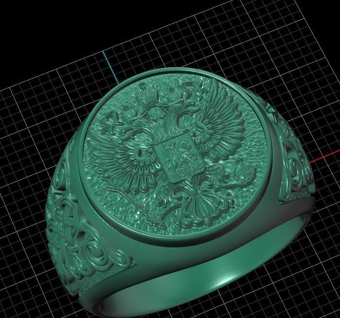 Ring men 14 3D print model_8