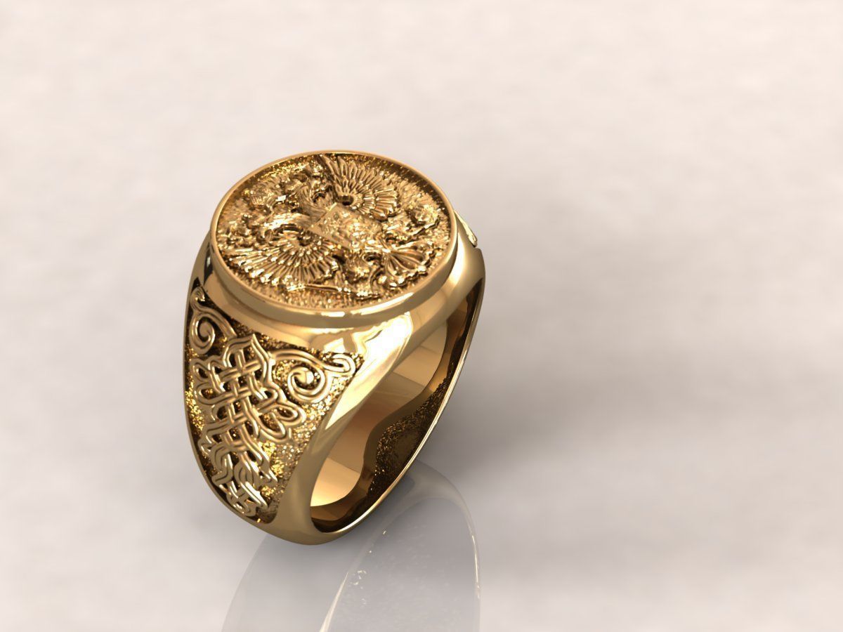 Ring men 14 3D print model_1
