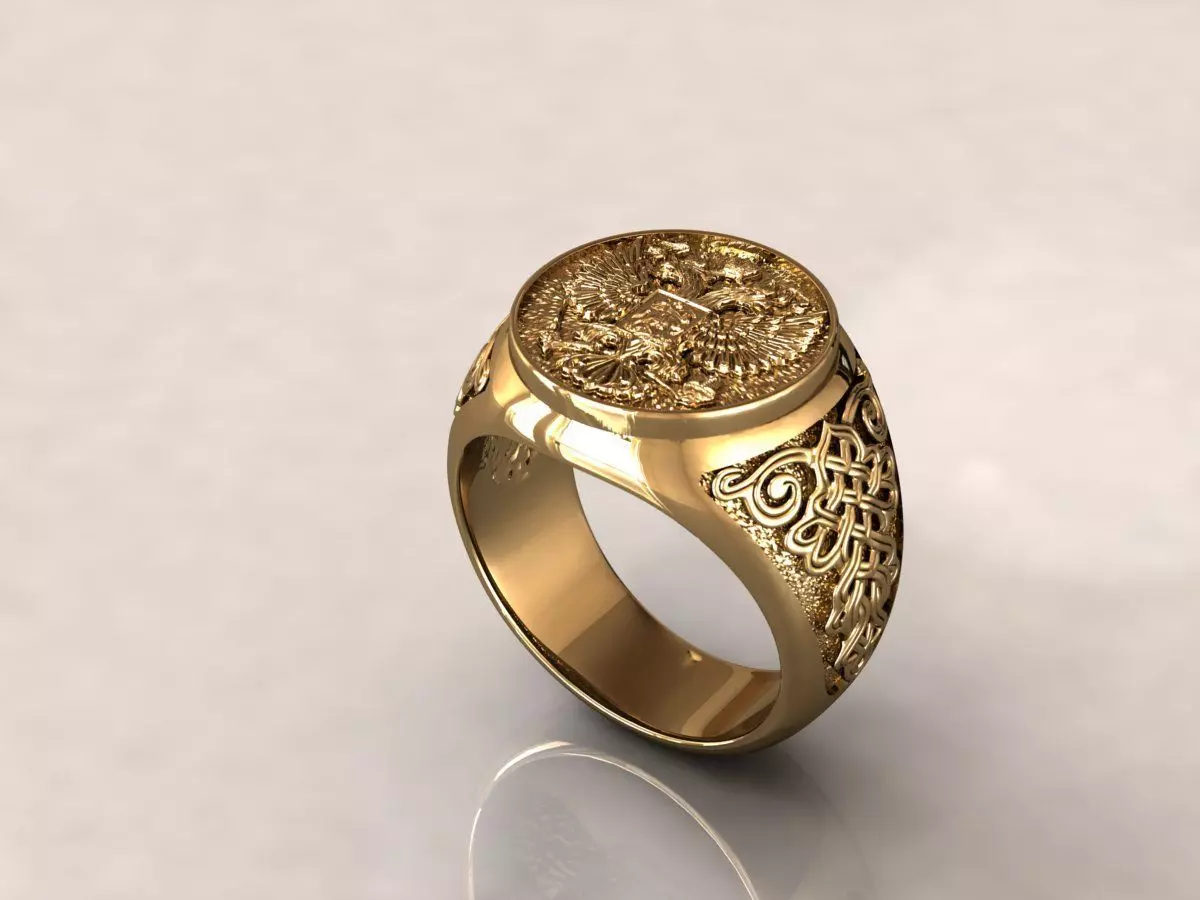 Ring men 14 3D print model_0