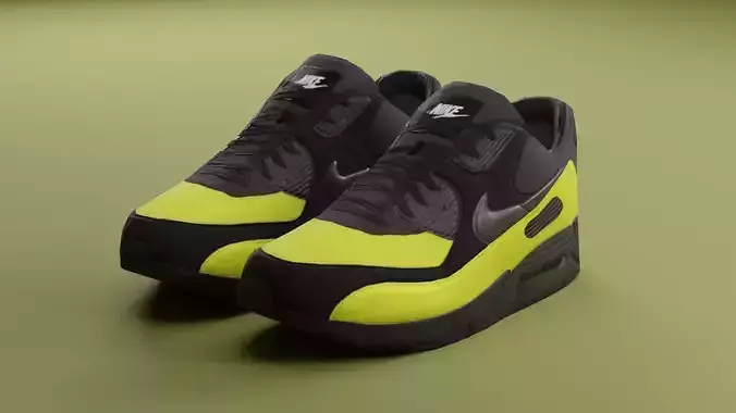 Airmax - Nike Shoes 03 - Very Low Poly Low-poly 3D model